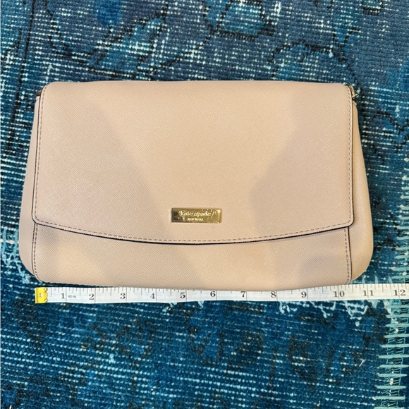 Kate Spade Madison Two-Way Crossbody Bag NWOT Blush Pink Leather Gold - Picture 3 of 4